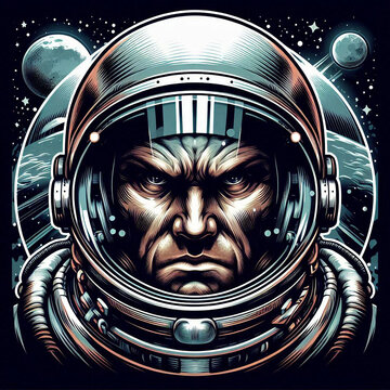 space astronaut vector
