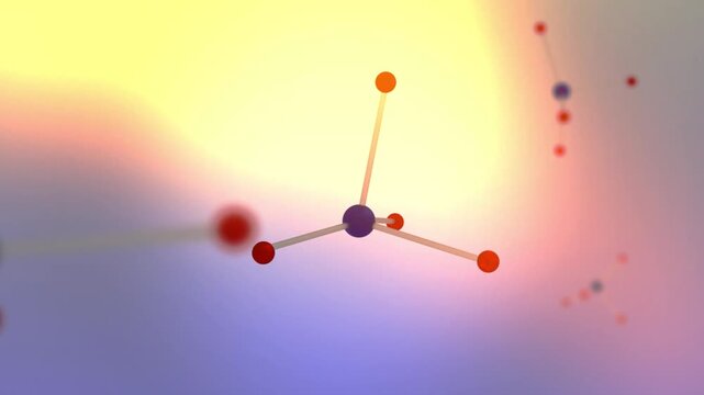 Cobalt Molecule Floating in Microscopic World