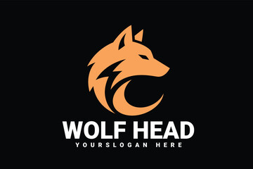 Obraz premium Wolf Head Logo