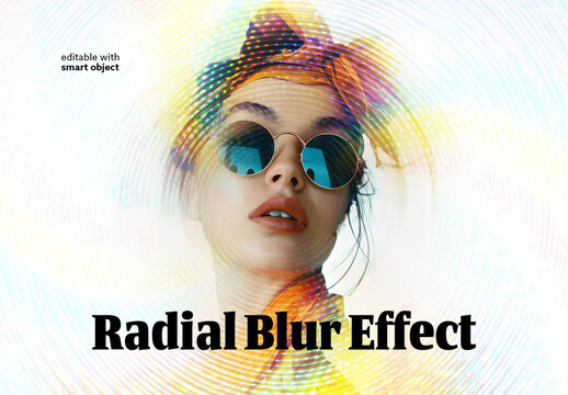 Radial Blur Photo Effect