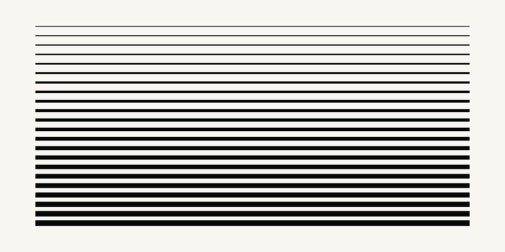 Abstract horizontal lines gradient pattern design