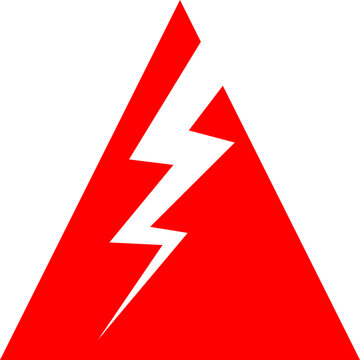 Lightning Bolt Power Energy Icon Illustration