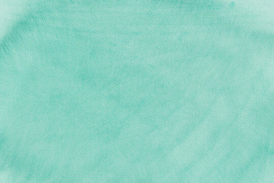 turquoise  watercolor background painted on paper texture
