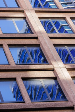 View of Sydney windows reflecting neighbouring architecture
