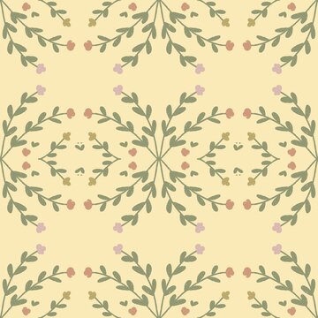 The "Botanica Native" Collection brings the comforting warmth of nature into your everyday life with its charming vintage botanical pattern. Set against a soothing natural beige backdrop,
