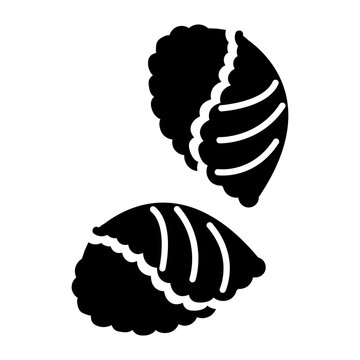 Pasta conchiglie shell black