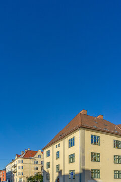 Oslo Torshov architecture with old apartment buildings