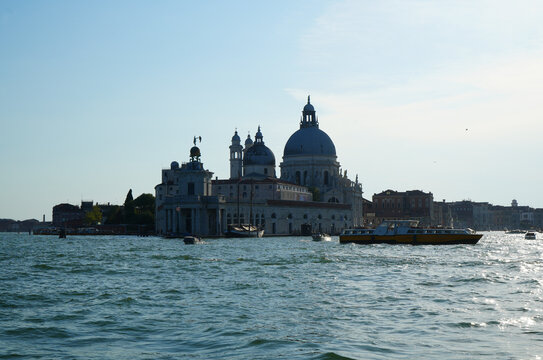 Basilica Santa Maria della Salute, Venice, view from Canale Grande