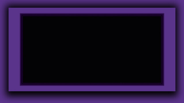Purple quilted frame with black copy space blank border background for text banner and template design