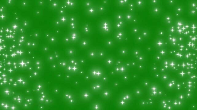 Magical twinkle star glitter animation with glowing particles, fairy dust sparkle trail, cartoon doodle stars, radiant light burst, festive confetti, wedding events, and seamless 4K loop animation