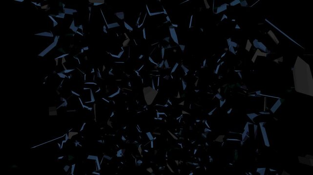 a Ground Impact with Water splashes