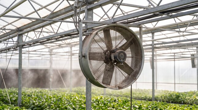 Horizontal Air Flow Haf Circulation Fan Greenhouse Truss Mount