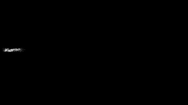 a Moving Particles animations where the particles move with the air