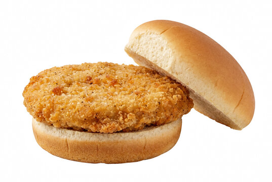Crispy Fried Chicken Patty on a Soft Bun