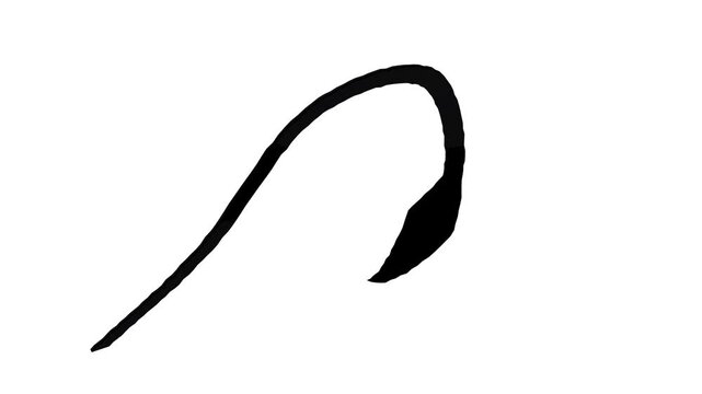 Animated 2D hand drawn black line drawing depicting threading a needle concept on a clean white background, symbolizing accuracy, focus, precision, skill, success, and achieving goals.