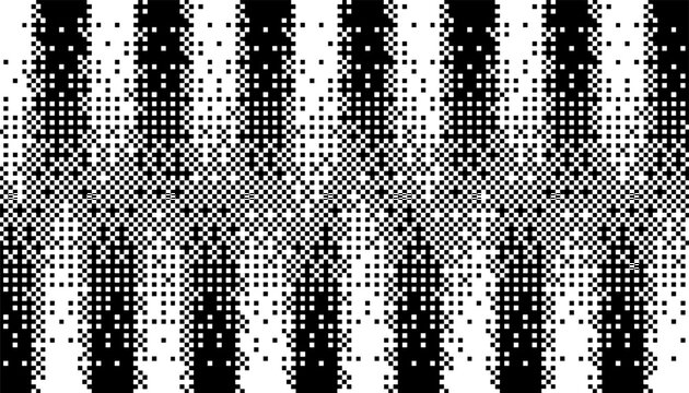 Black and white smooth transition pattern with pixelated dither effect for sportswear background and jersey design. Easy to edit with design software. Eps10