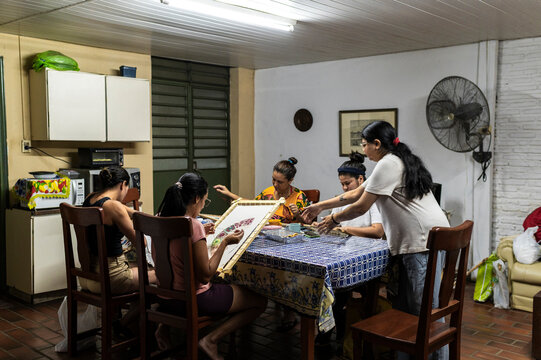 Community textile artisans workshop