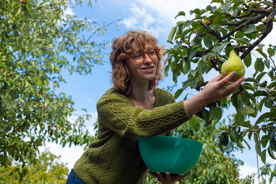 a happy and contented gardener