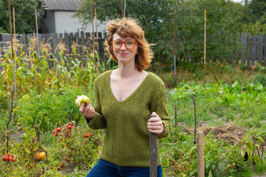 Portrait of a vegetable gardener