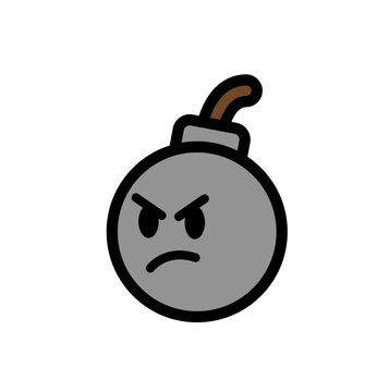 Angry Bomb Icon