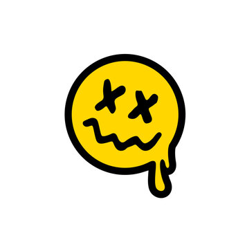 Melting Smile Face Icon
