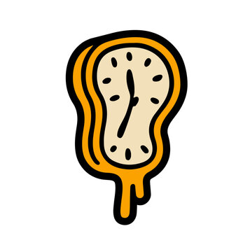 Melting Clock Icon