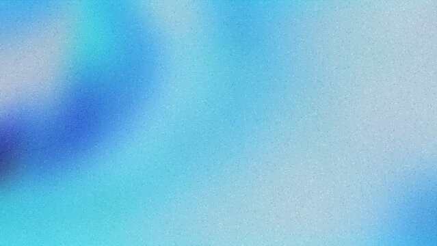 Abstract light blue gradient mesh background with soft grainy canvas texture for tech design corporate banner and modern presentation layout