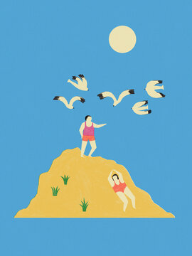 Seaside Holiday Time