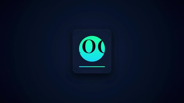 Digital countdown timer displaying number five on dark futuristic background for tech or gaming