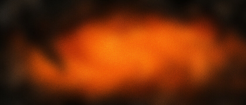 Orange and black watercolour gradient autumn halloween background