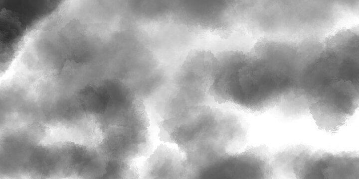 Abstract gray smoke cloud texture with soft layered mist and cloudy gradients, ideal for atmospheric backgrounds, fog effects, overlays and dramatic designs