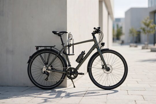 Bicycle Side View Urban Setting