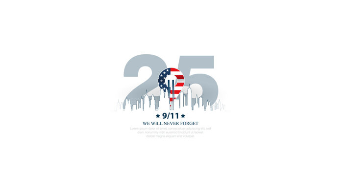 Patriot day USA.We will never forget. September 11	
