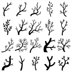Obraz premium Branch Silhouette Clip Art