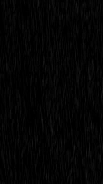 vertical hard cinematic rain overlay 4k video,  perfect for compositing into dramatic scenes