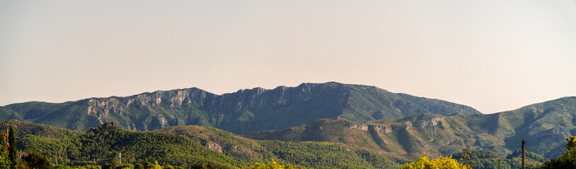 Obraz premium La safor mountain, in Comunidad Valenciana, Spain 