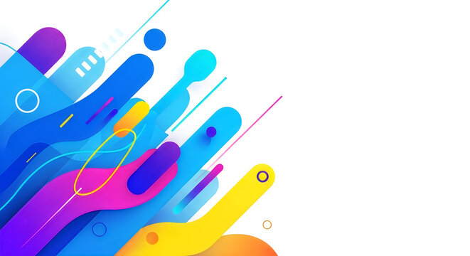 Abstract colorful graphic design background celebrating the traditional cultural themes of the annual mid autumn festival celebration event
