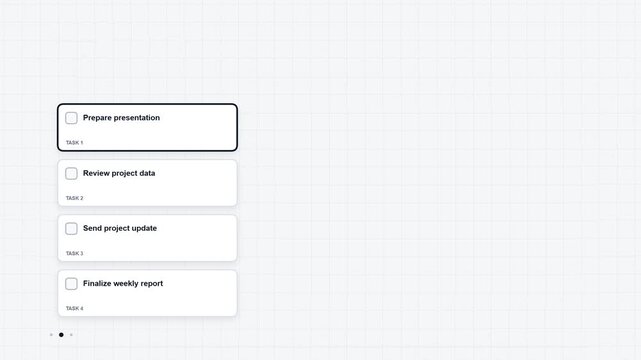 Task management software workflow sequence on grid