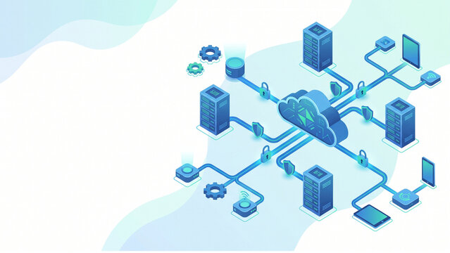 Secure Edge Computing Cloud Flat Vector Decentralized Network