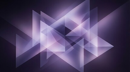 Obraz premium Abstract geometric light composition with vibrant purple hues and sharp angles