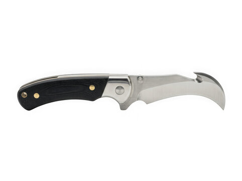 folding pocket knife utility cutting hand tool isolated on transparent background