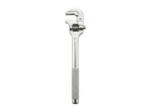 metal adjustable crescent wrench spanner hand tool isolated on transparent background