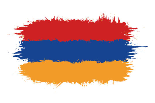 Vibrant paint splash design resembling national flag colors