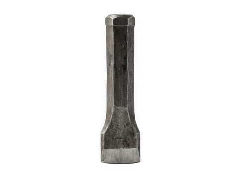 metal flat cold chisel masonry hand tool isolated on transparent background