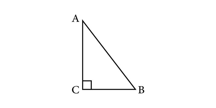 Triangle Shape in Geometry Mathematics.