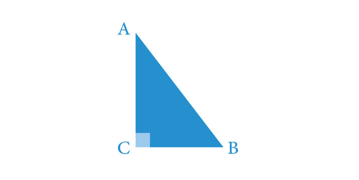 Triangle Shape in Geometry Mathematics.
