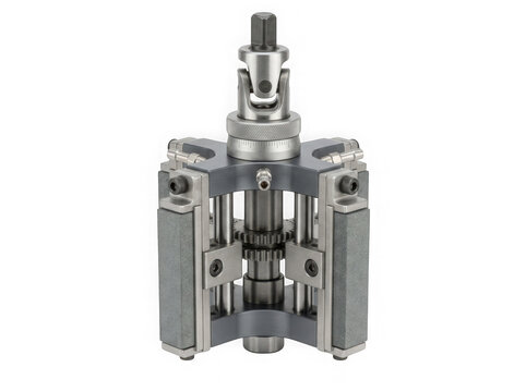 pneumatic hydraulic blind rivet nut setting tool gun isolated on transparent background