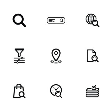 Set of flat design icons for hospitality and travel services. Minimalist vector symbols for hotel, tourism, and customer support.