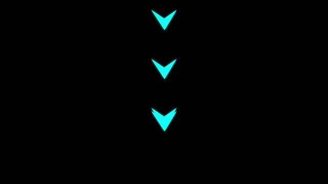Downward Arrow Animation Loop for Business Decline, Financial Loss, Decreasing Profits, Negative Growth, Falling Trend, Market Drop and Corporate Motion Graphic..