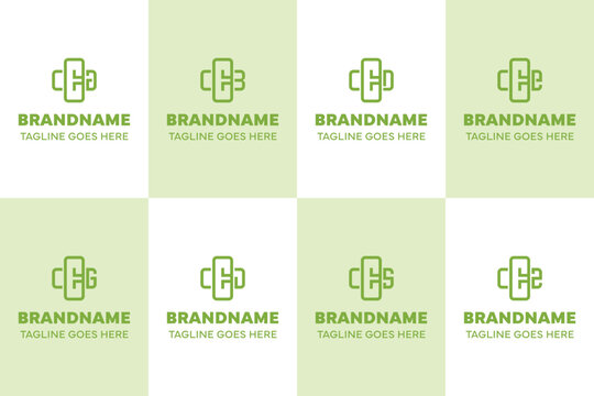 Letters CEA CEB CED CEE CEG CEJ CES CEZ Plus Logo Set
